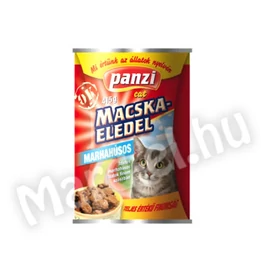 Panzi Konzerv cica marhás 415g