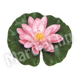 Ubbink Selyemvirág, tavirózsa rózsaszín 14cm