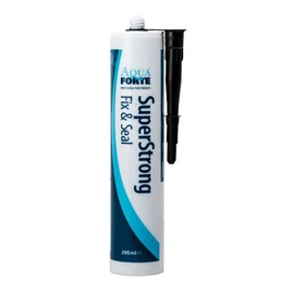 AquaForte Super Strong Fix&Seal ragasztó és tömítő, fekete 290ml