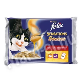 Felix Sensatioms pulykával és báránnyal szószban 4x100g