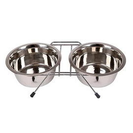 Nobleza Etetőtál fém dupla d11xh6,5cm/ 34x15,5x8,2cm 28627