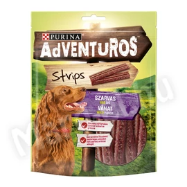 Purina Adventuros Srips szarvas ízű 90g