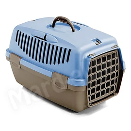 Stefanplast Gulliver 1 szállítóbox 48x32x31cm kék/barna 97286