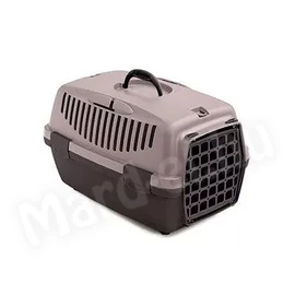 Stefanplast Gulliver 1 szállítóbox 48x32x31cm púder/ barna 97287