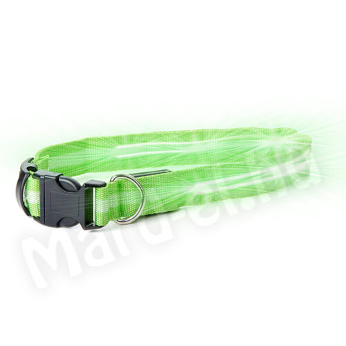 JK Világító Nyakörv LED 40-48cm zöld 40901-2