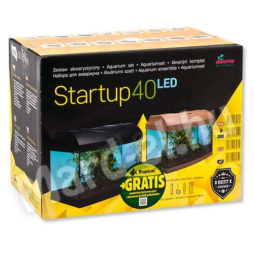 Diversa Startup 40 Led expert 6W akvárium szett fekete