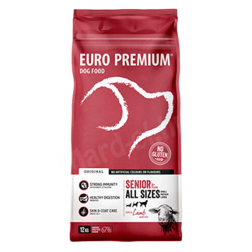 Euro Premium All Sizes Senior Lamb & Rice 12kg