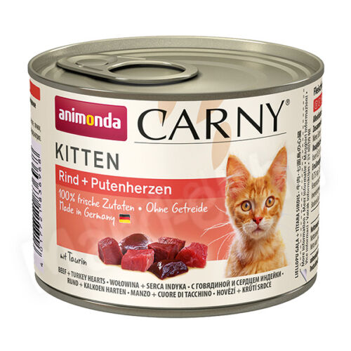 Animonda Carny Kitten marha-pulykaszív 200g