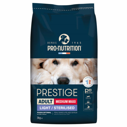 Pro-Nutrition Prestige Adult Medium Maxi Light/ Sterilised 3kg