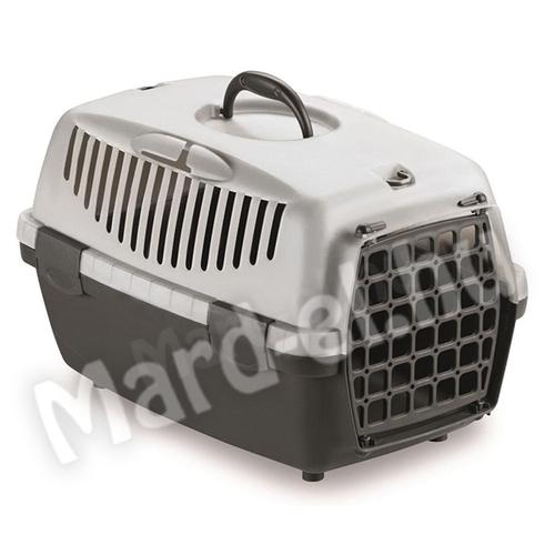 Stefanplast Gulliver 1 szállítóbox 48x32x31cm sötét szürke/világos szürke 